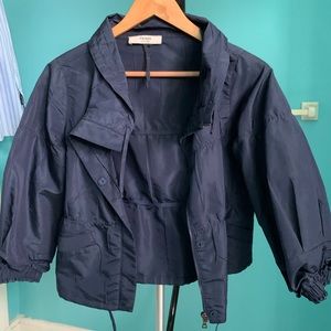 Prada crop lightweight windbreaker